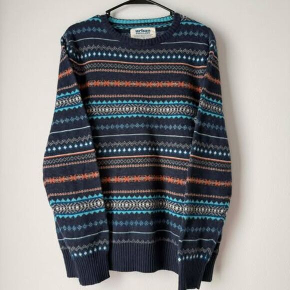 Urban Pipeline Men's Colorful Striped Sweater XL - Picture 1 of 4